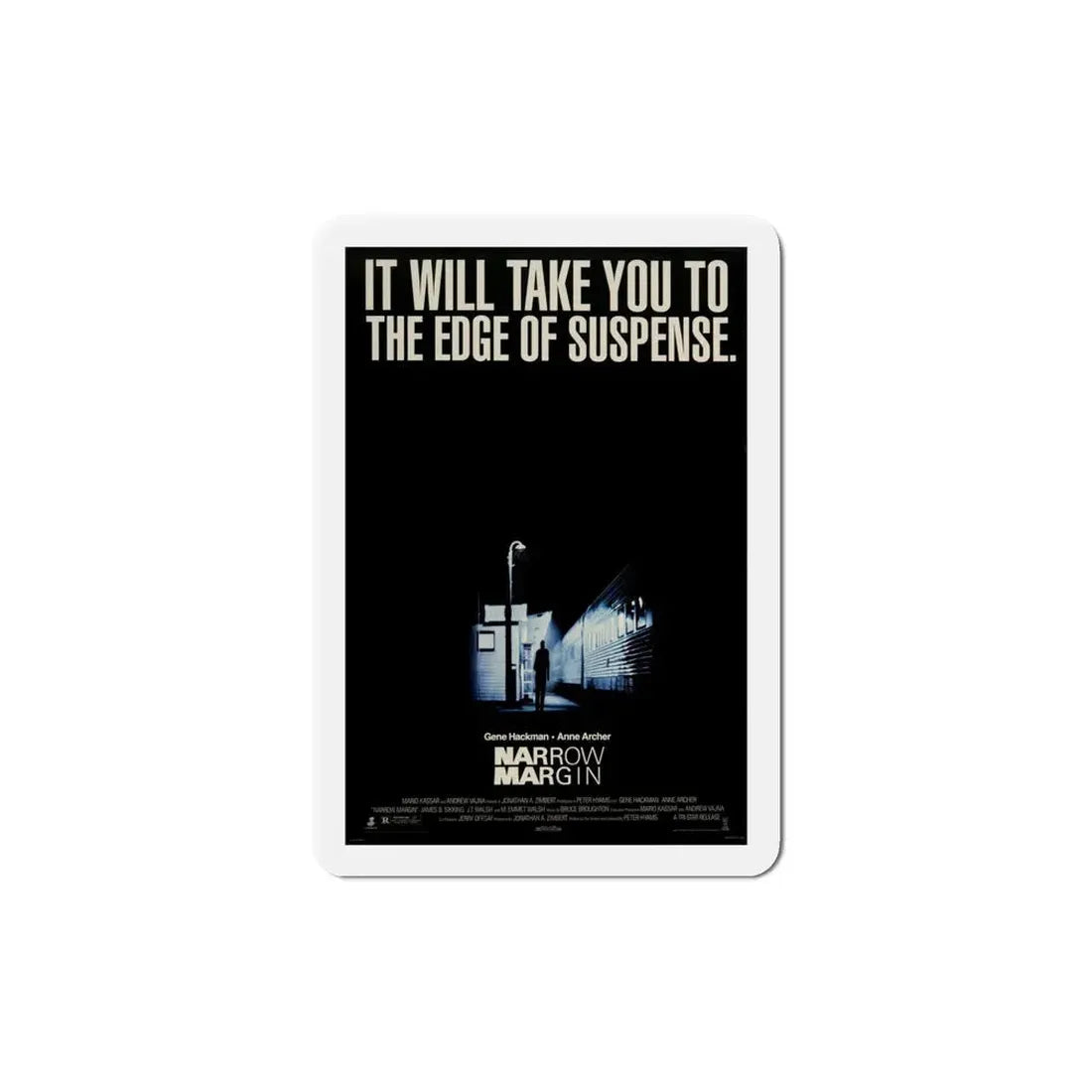 Narrow Margin 1990 Movie Poster Refrigerator Magnet 5 Inch - The Sticker Space