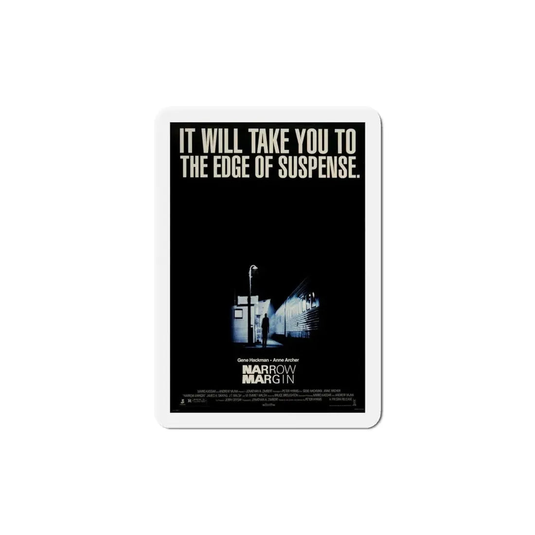 Narrow Margin 1990 Movie Poster Refrigerator Magnet 6 Inch - The Sticker Space
