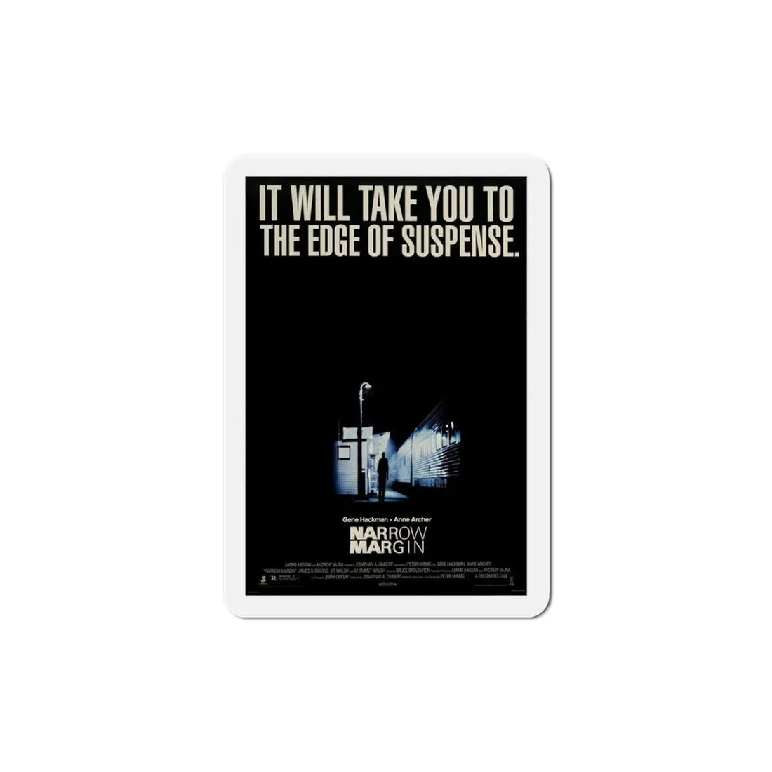 Narrow Margin 1990 Movie Poster Refrigerator Magnet - The Sticker Space