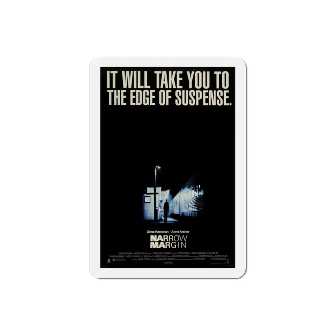 Narrow Margin 1990 Movie Poster Refrigerator Magnet - The Sticker Space