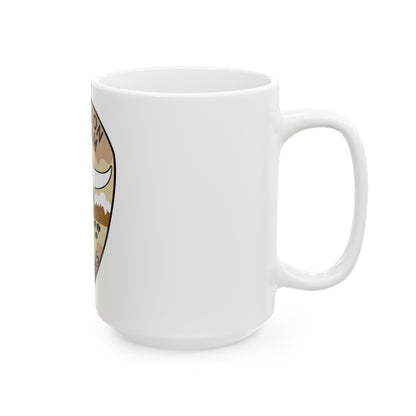 NAS Fallon SAR Longhorns (U.S. Navy) White Coffee Mug-The Sticker Space