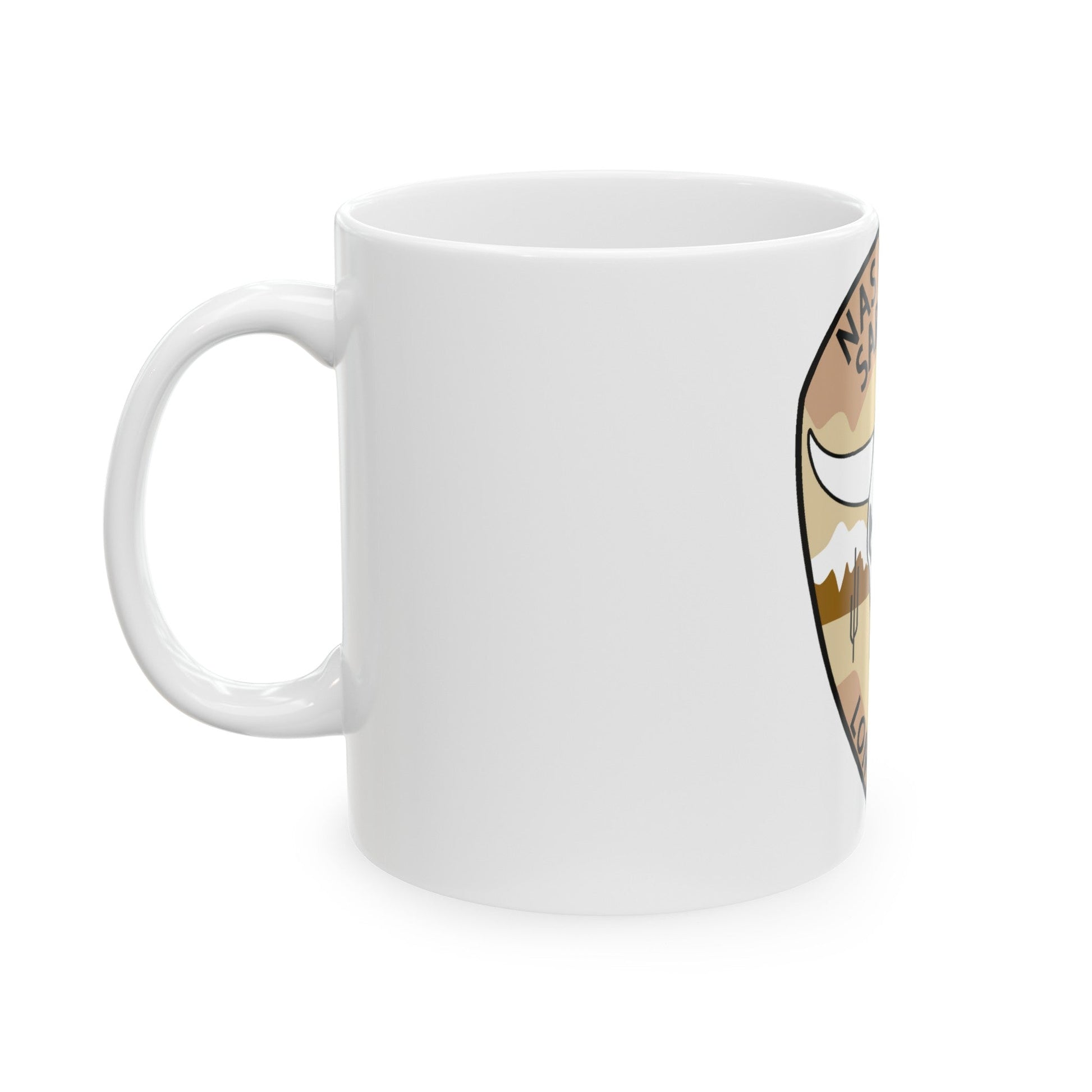 NAS Fallon SAR Longhorns (U.S. Navy) White Coffee Mug-The Sticker Space