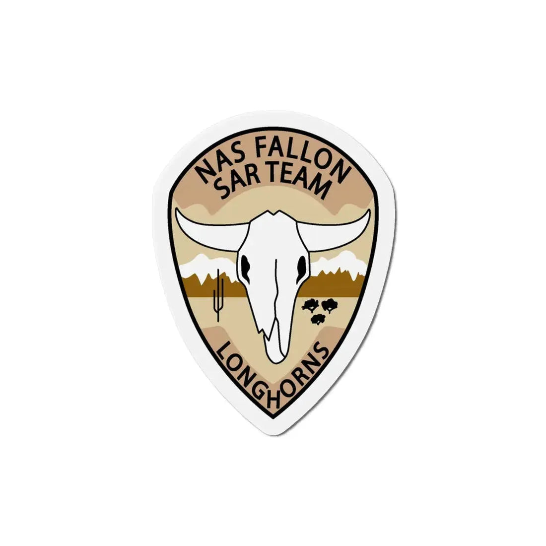 NAS Fallon SAR Longhorns (U.S. Navy) Refrigerator Magnet - The Sticker Space