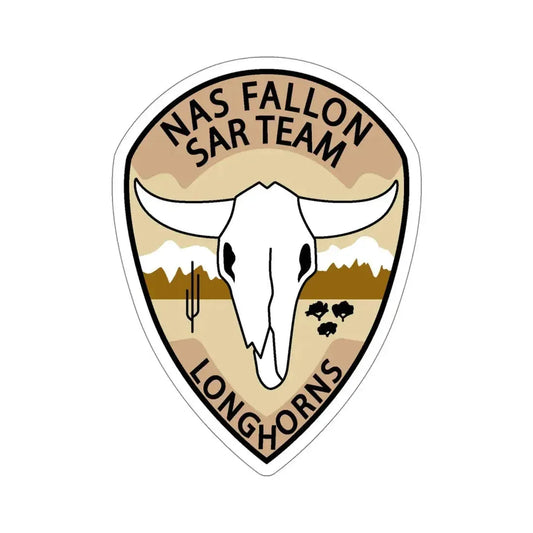 NAS Fallon SAR Longhorns (U.S. Navy) STICKER Vinyl Die-Cut Decal 6 Inch - The Sticker Space