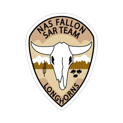 NAS Fallon SAR Longhorns (U.S. Navy) STICKER Vinyl Die-Cut Decal - The Sticker Space