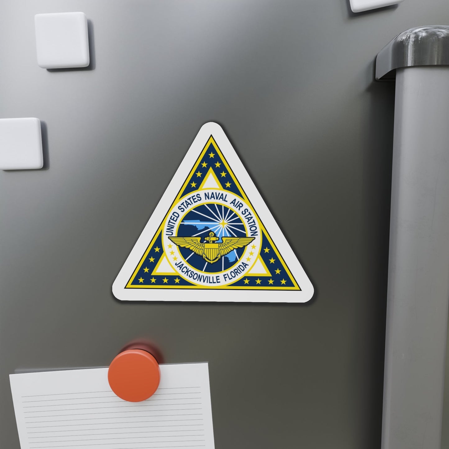 NAS Jacksonville FL (U.S. Navy) Die-Cut Magnet-The Sticker Space