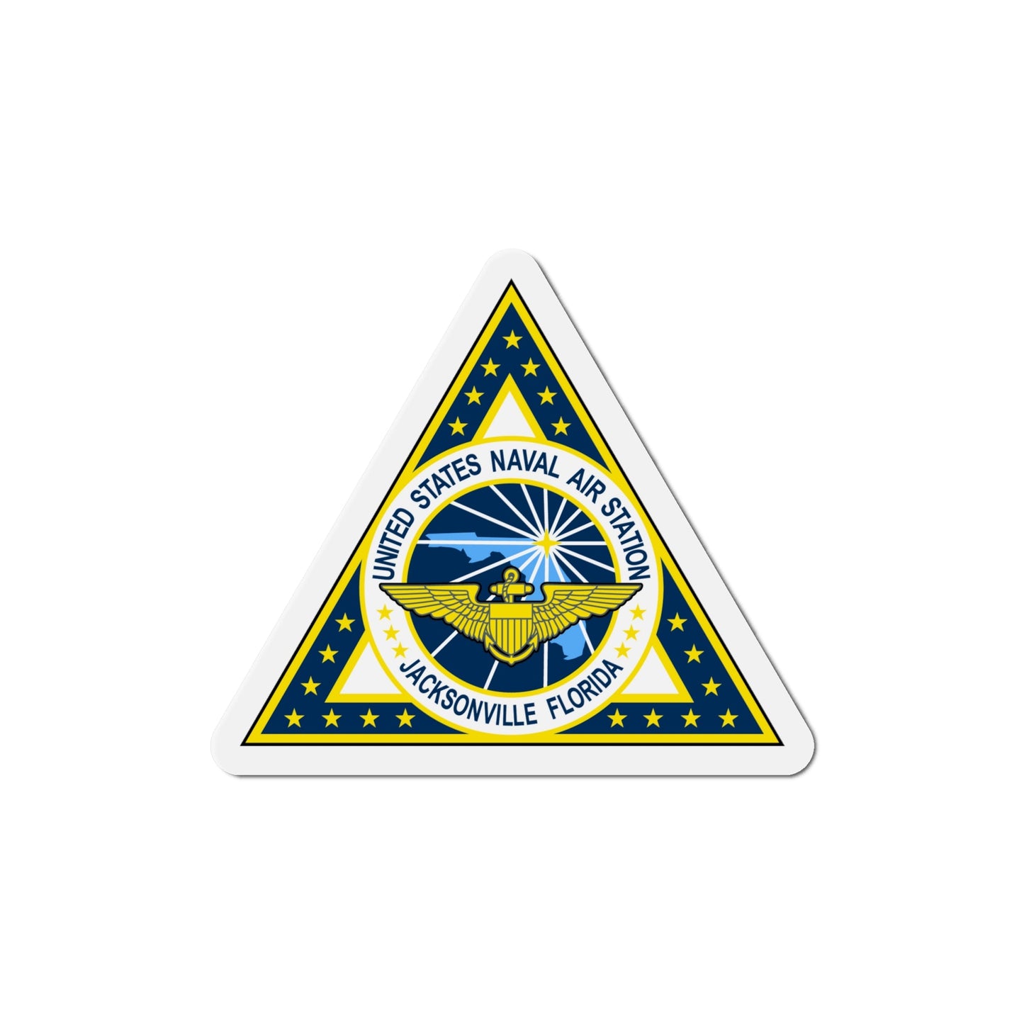 NAS Jacksonville FL (U.S. Navy) Die-Cut Magnet-The Sticker Space