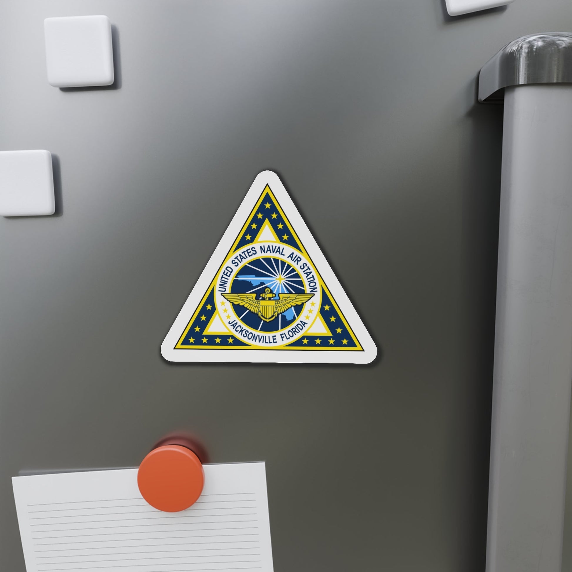 NAS Jacksonville FL (U.S. Navy) Die-Cut Magnet-The Sticker Space