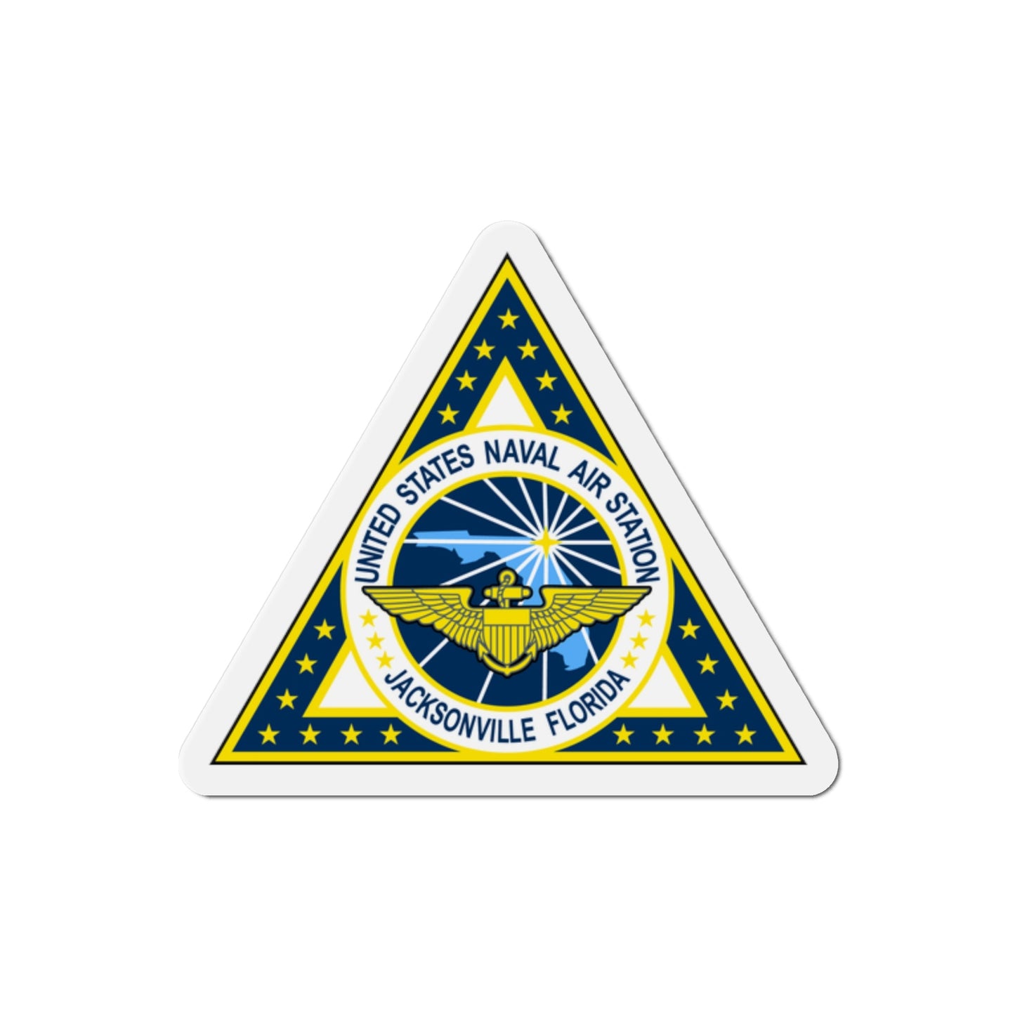 NAS Jacksonville FL (U.S. Navy) Die-Cut Magnet-The Sticker Space