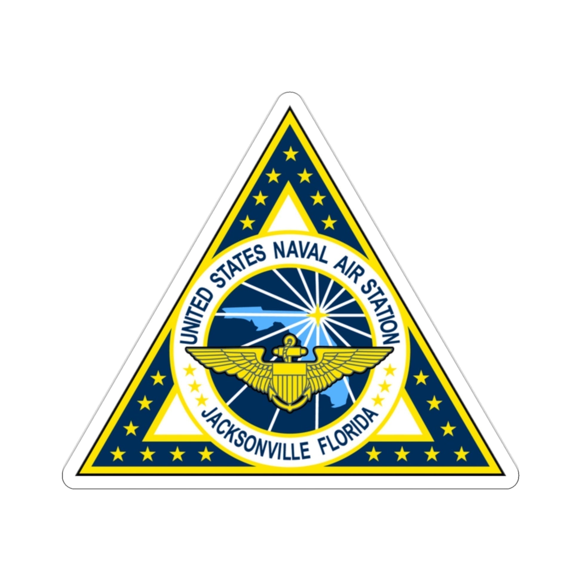 NAS Jacksonville FL (U.S. Navy) STICKER Vinyl Die-Cut Decal-2 Inch-The Sticker Space