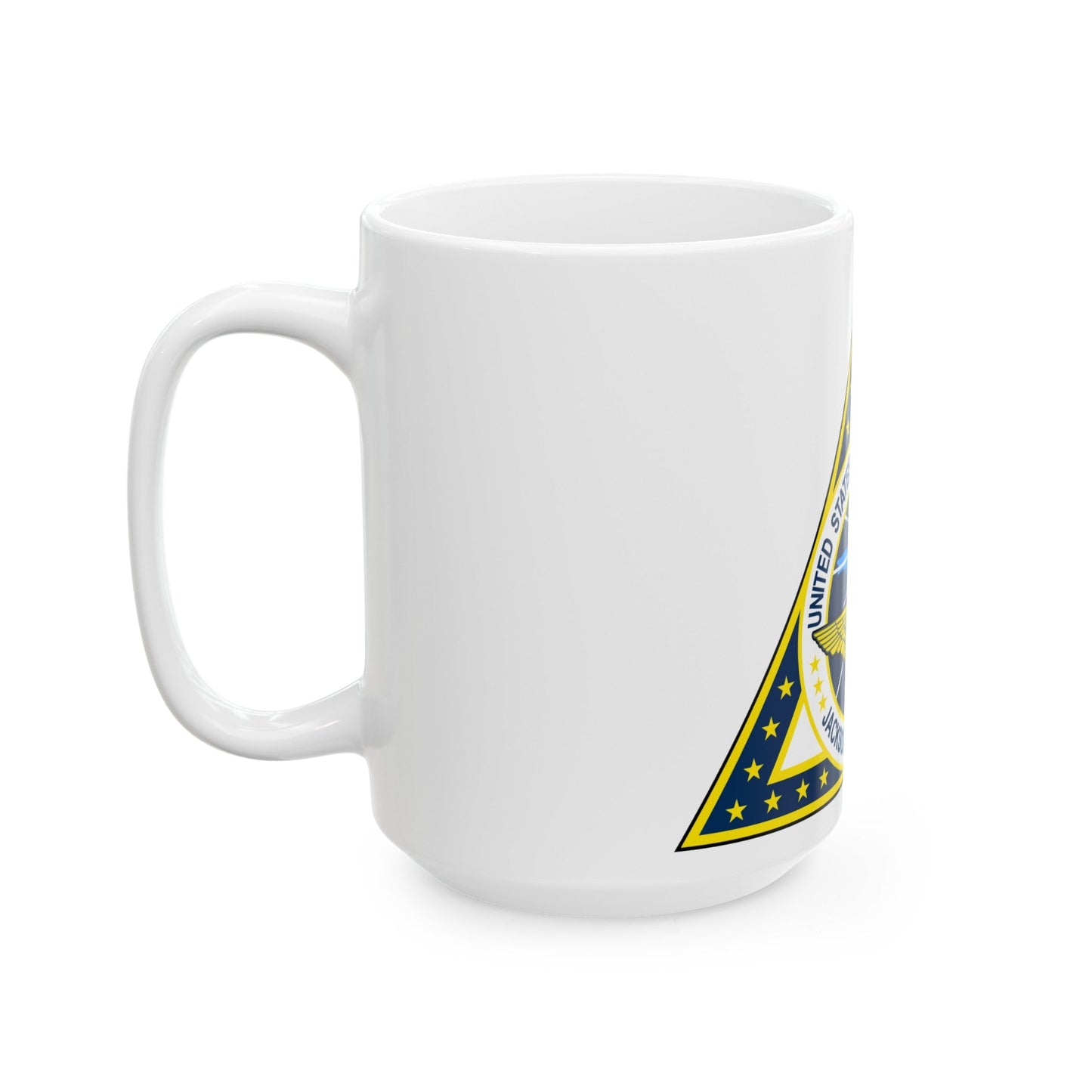 NAS Jacksonville FL (U.S. Navy) White Coffee Mug-The Sticker Space