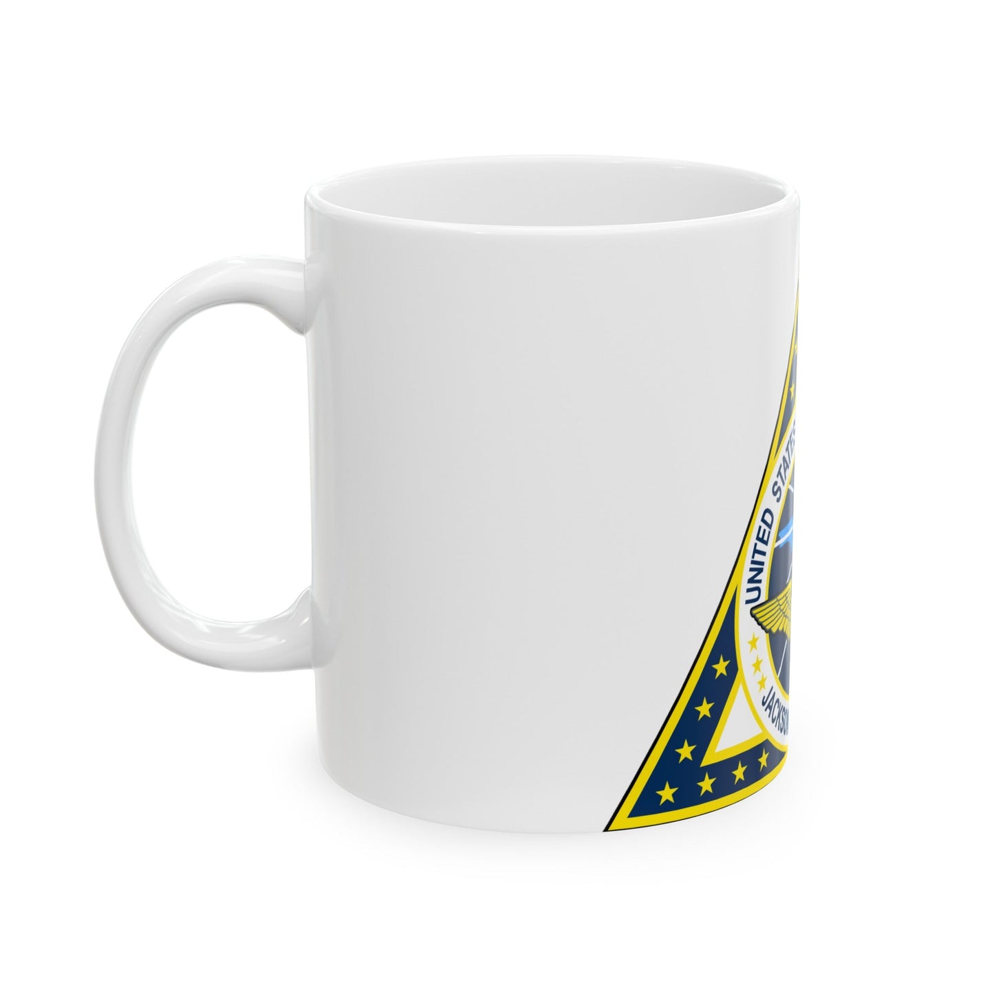 NAS Jacksonville FL (U.S. Navy) White Coffee Mug-The Sticker Space