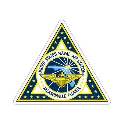 NAS Jacksonville FL (U.S. Navy) STICKER Vinyl Die-Cut Decal 5 Inch - The Sticker Space