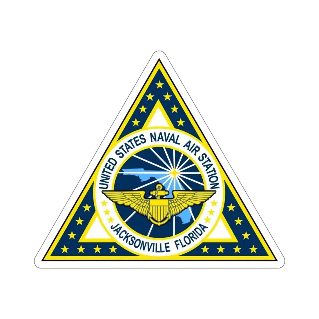 NAS Jacksonville FL (U.S. Navy) STICKER Vinyl Die-Cut Decal - The Sticker Space