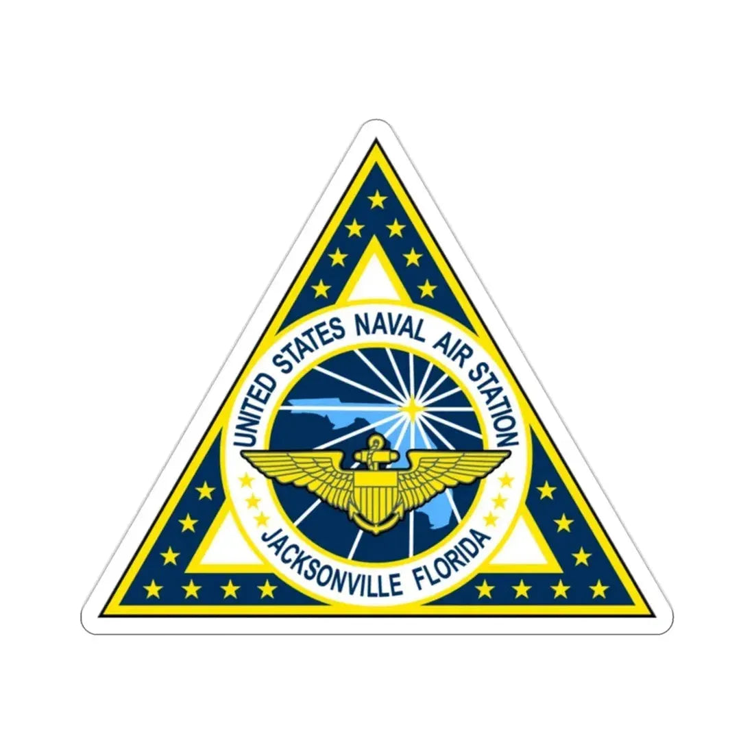 NAS Jacksonville FL (U.S. Navy) STICKER Vinyl Die-Cut Decal - The Sticker Space