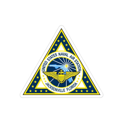 NAS Jacksonville FL (U.S. Navy) Transparent STICKER Die-Cut Vinyl Decal - The Sticker Space