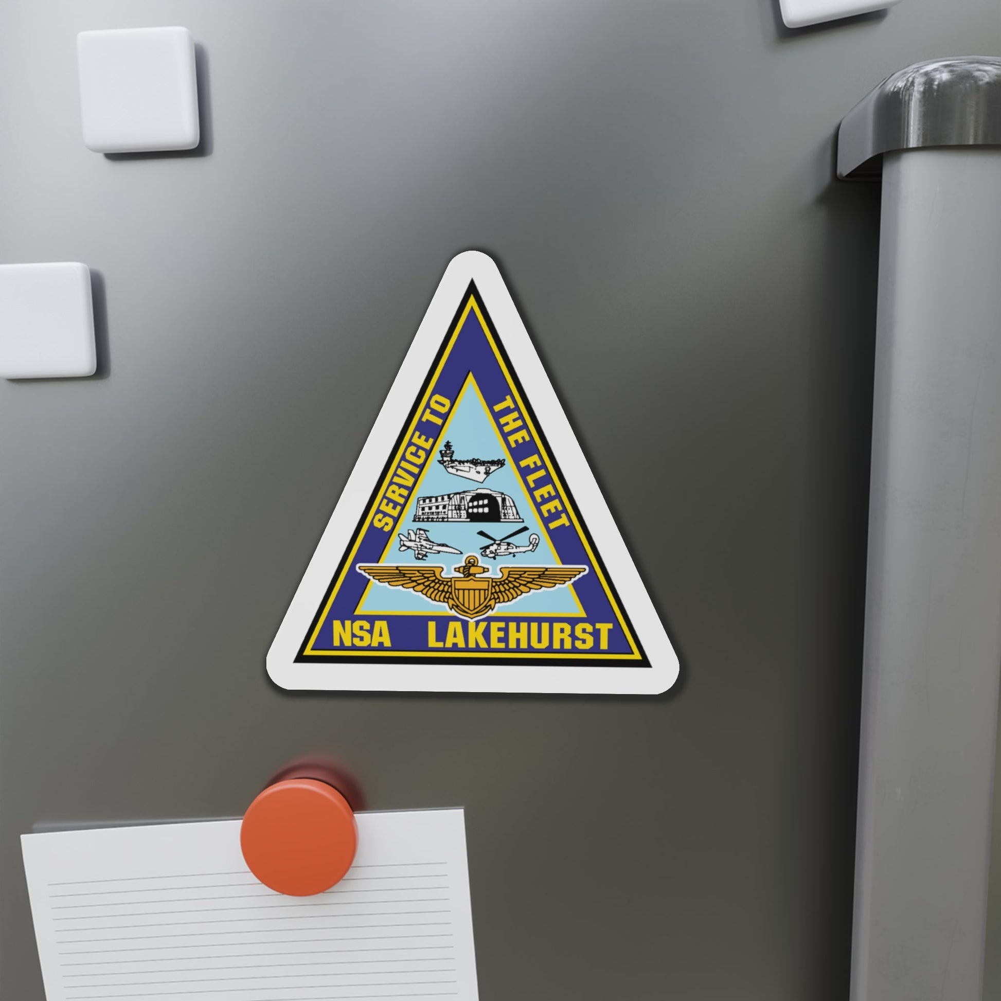 NAS Lakehurst (U.S. Navy) Die-Cut Magnet-The Sticker Space