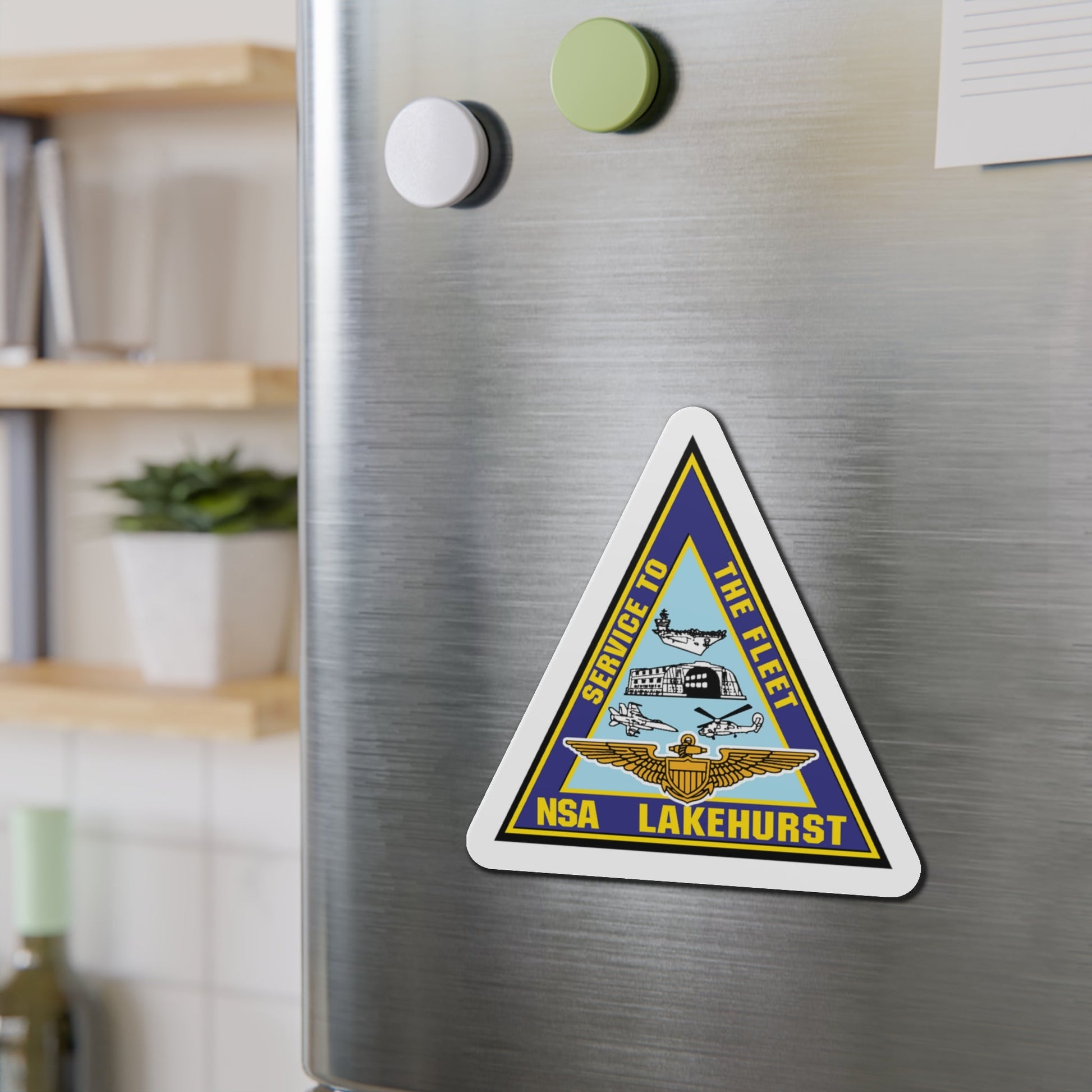 NAS Lakehurst (U.S. Navy) Die-Cut Magnet-The Sticker Space