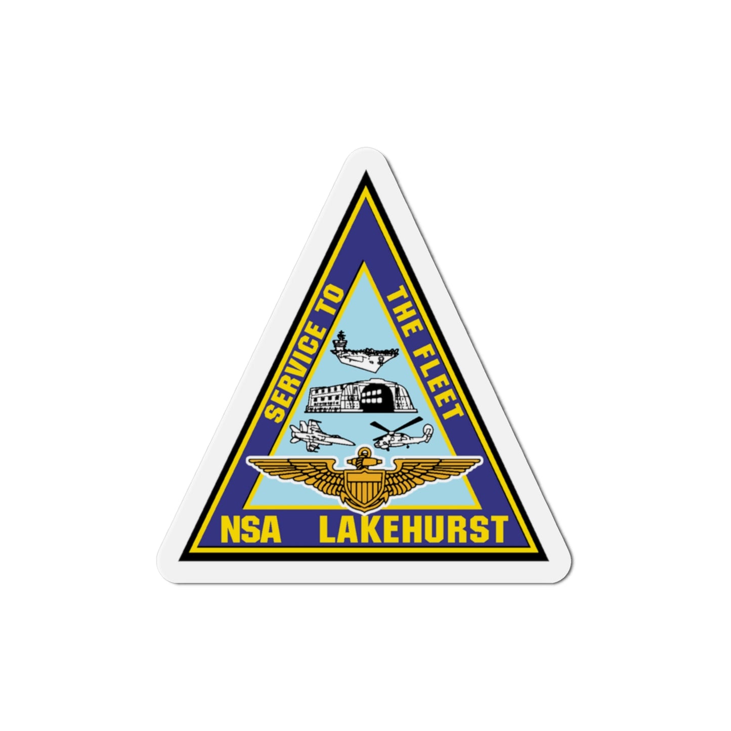 NAS Lakehurst (U.S. Navy) Die-Cut Magnet-The Sticker Space