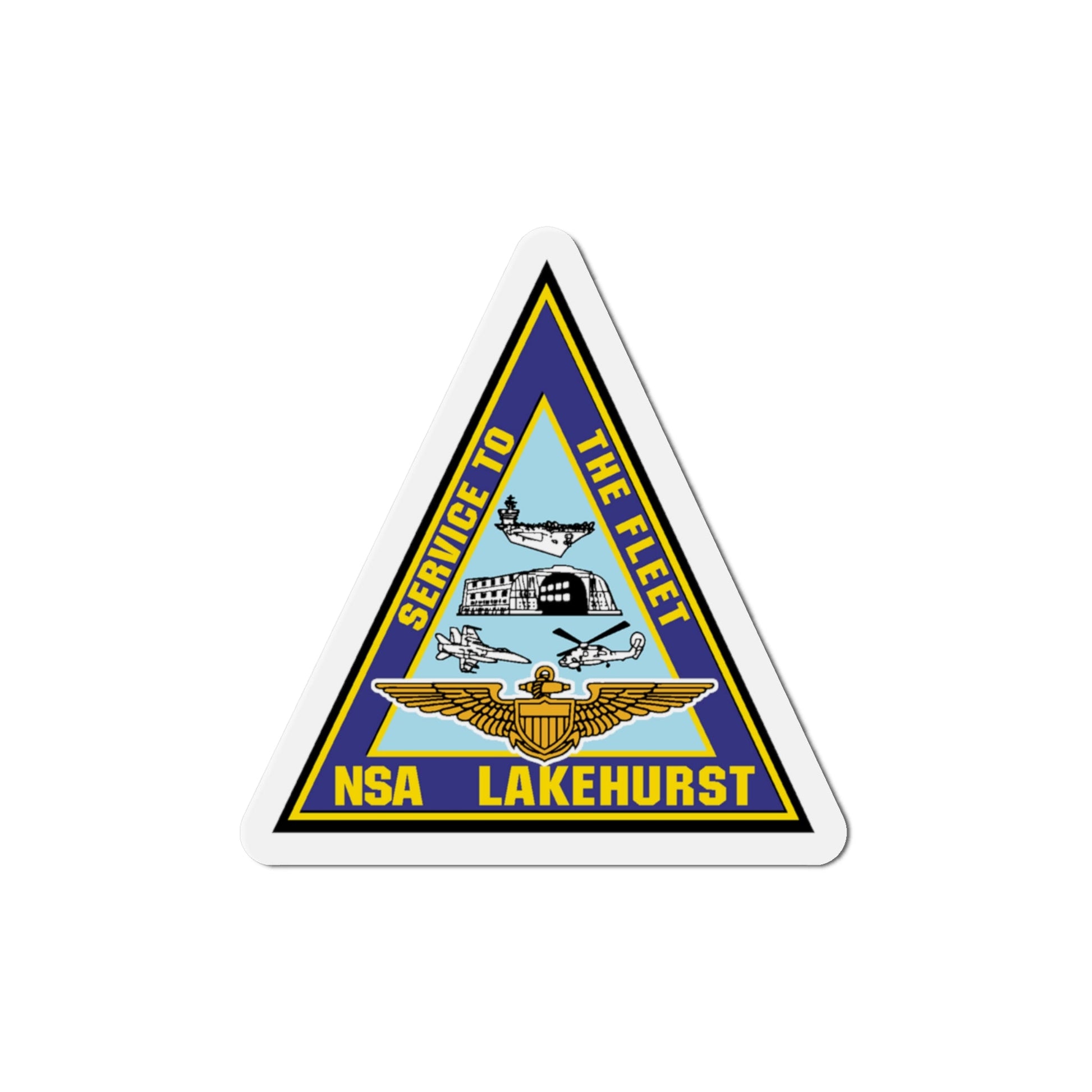 NAS Lakehurst (U.S. Navy) Die-Cut Magnet-The Sticker Space