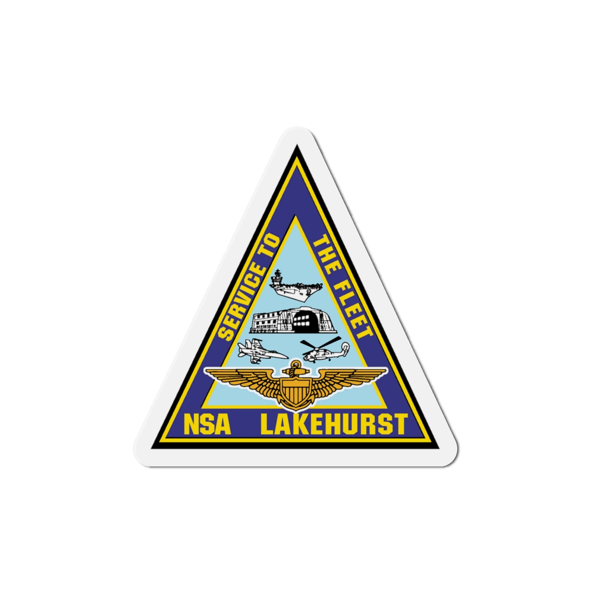 NAS Lakehurst (U.S. Navy) Die-Cut Magnet-The Sticker Space