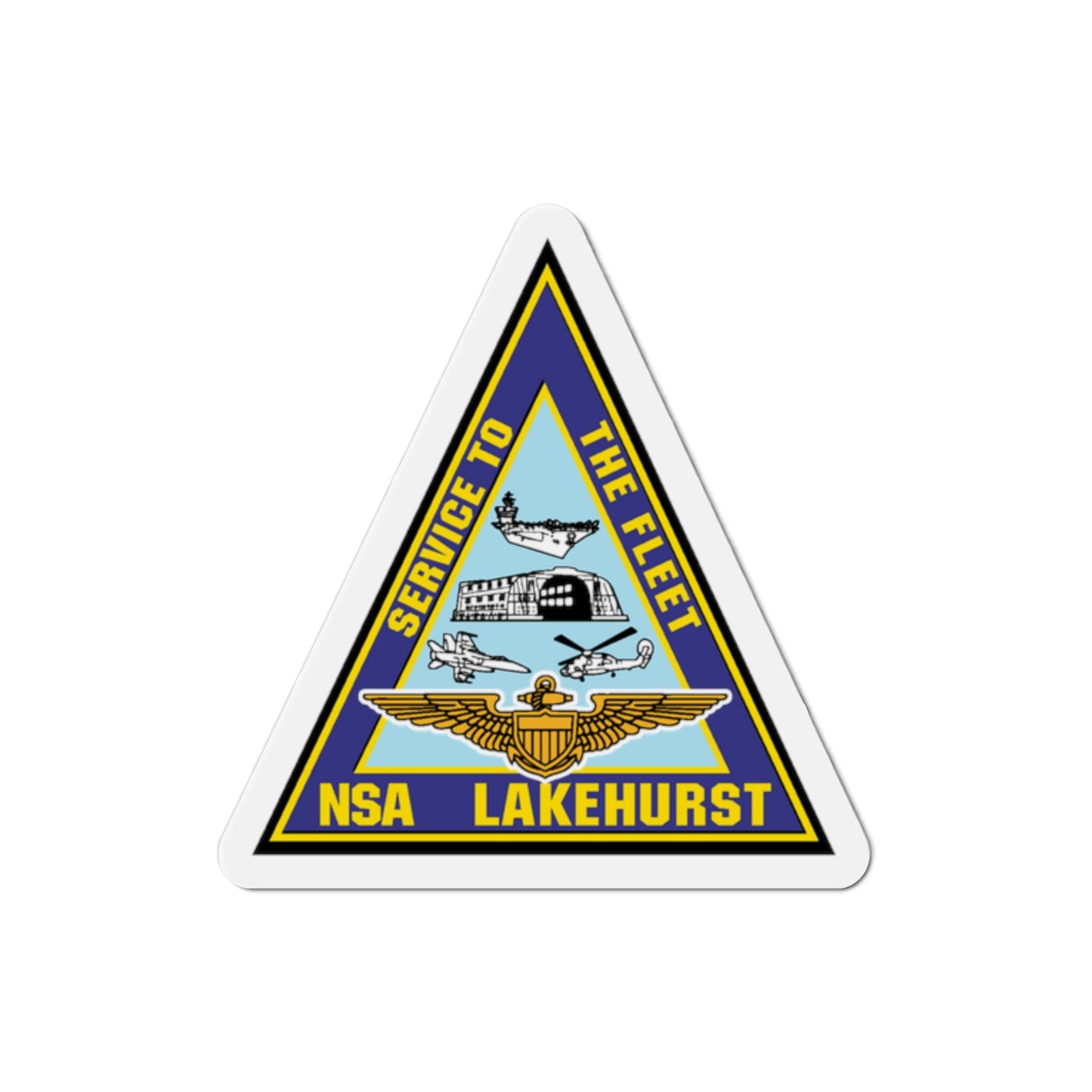 NAS Lakehurst (U.S. Navy) Die-Cut Magnet-The Sticker Space