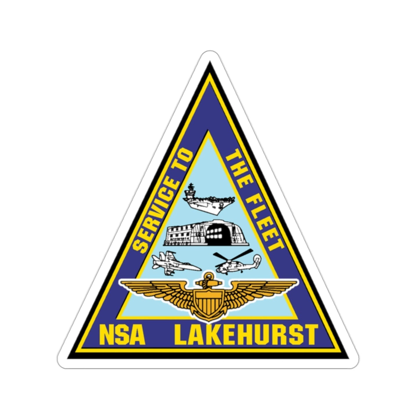 NAS Lakehurst (U.S. Navy) STICKER Vinyl Die-Cut Decal-2 Inch-The Sticker Space