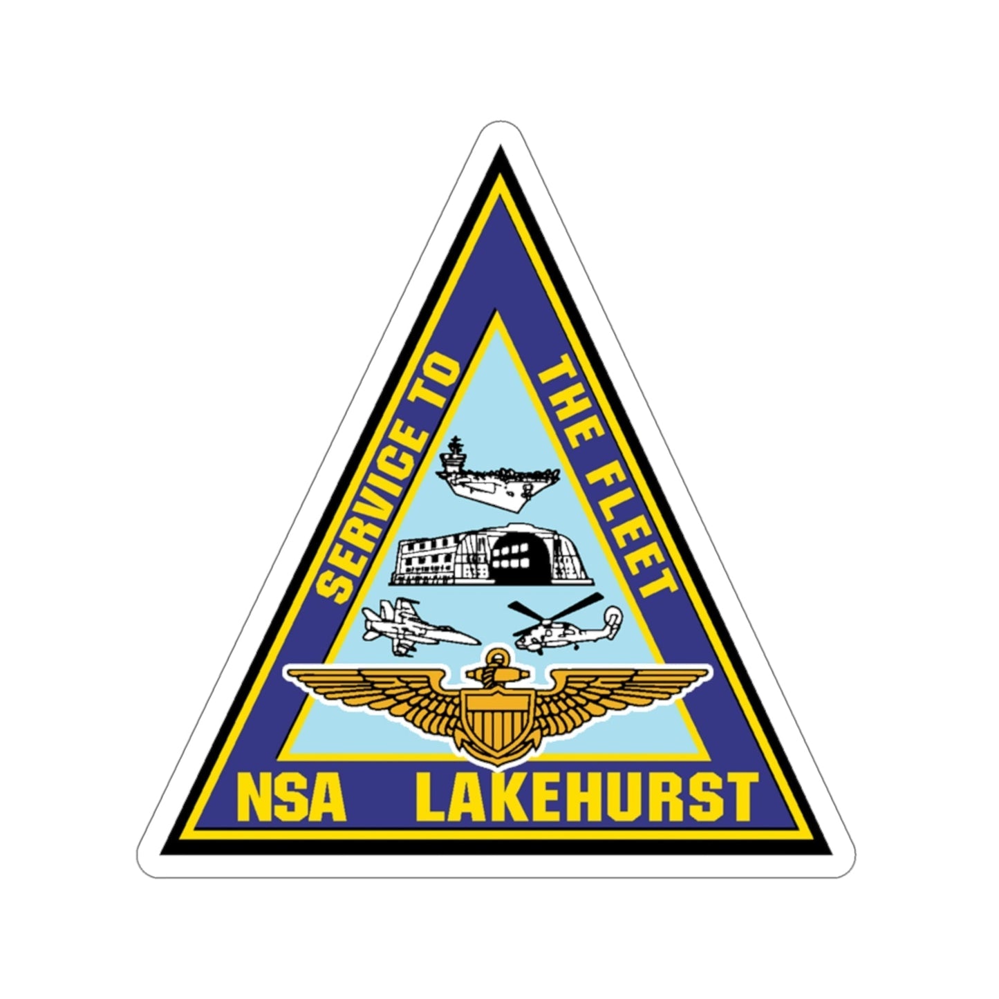 NAS Lakehurst (U.S. Navy) STICKER Vinyl Die-Cut Decal-6 Inch-The Sticker Space