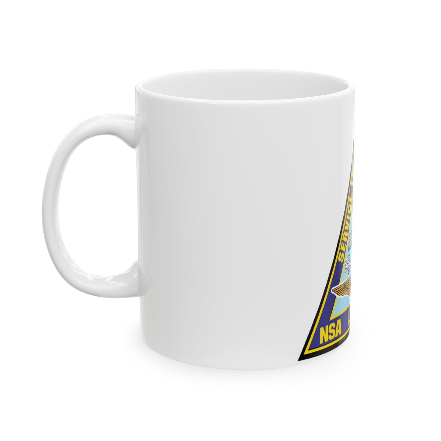 NAS Lakehurst (U.S. Navy) White Coffee Mug-The Sticker Space