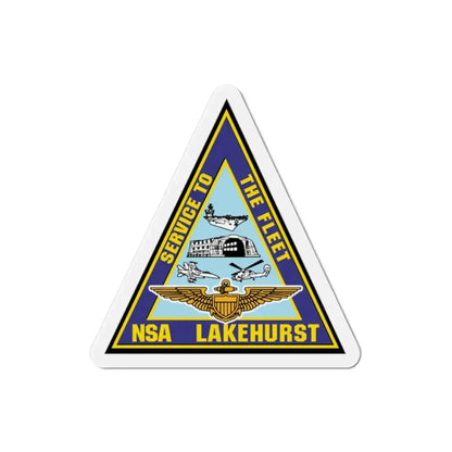 NAS Lakehurst (U.S. Navy) Refrigerator Magnet 2 Inch - The Sticker Space