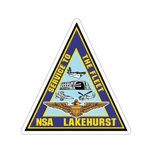 NAS Lakehurst (U.S. Navy) STICKER Vinyl Die-Cut Decal 6 Inch - The Sticker Space