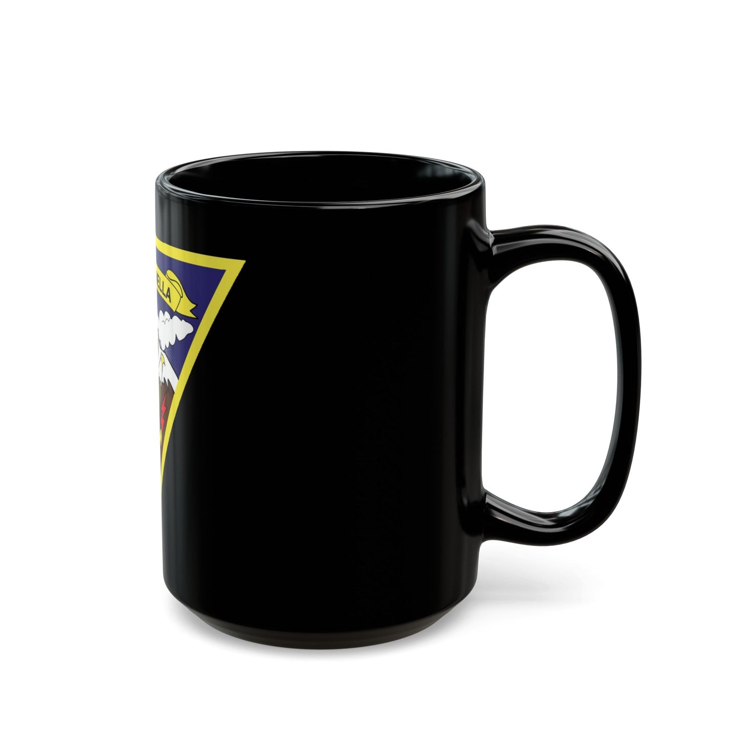 NAS Sigonella (U.S. Navy) Black Coffee Mug-The Sticker Space