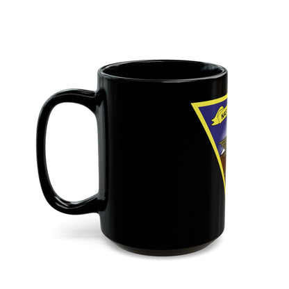 NAS Sigonella (U.S. Navy) Black Coffee Mug-The Sticker Space