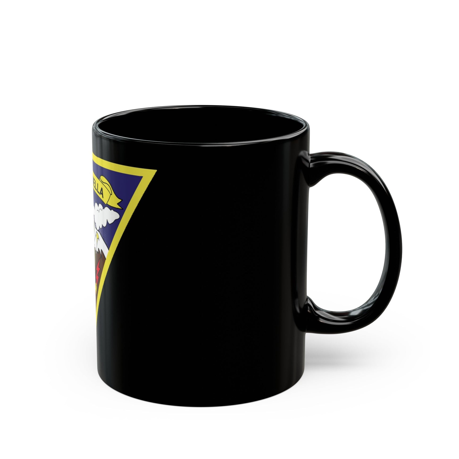 NAS Sigonella (U.S. Navy) Black Coffee Mug-The Sticker Space