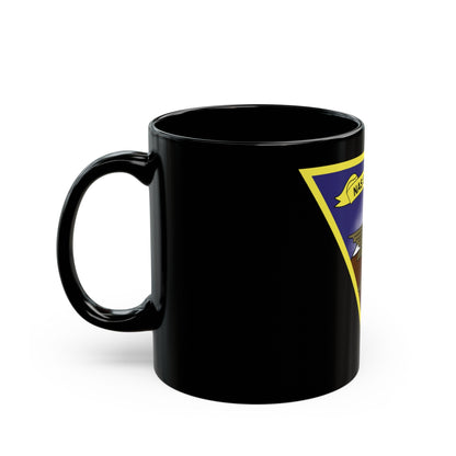 NAS Sigonella (U.S. Navy) Black Coffee Mug-The Sticker Space