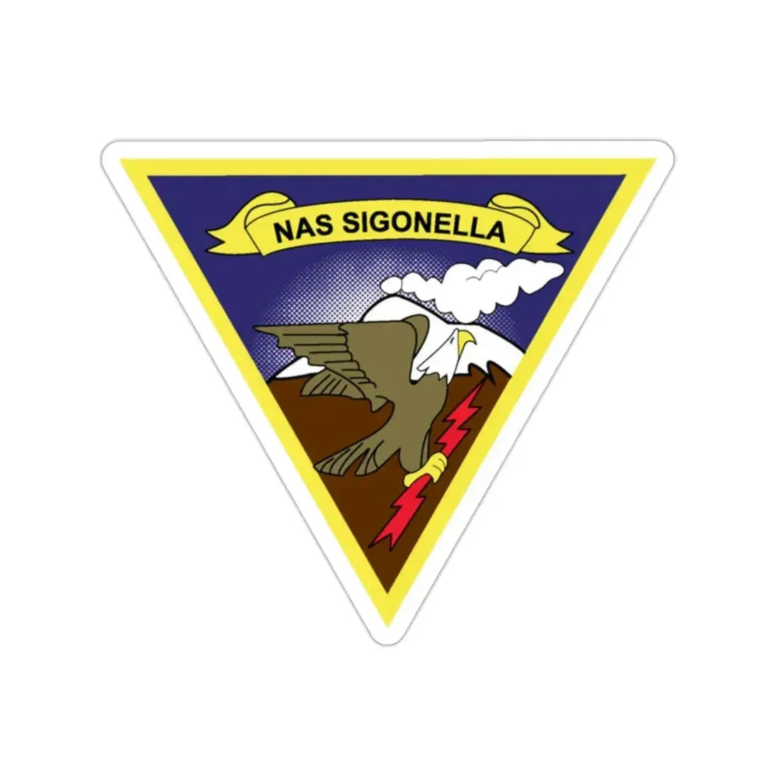 NAS Sigonella (U.S. Navy) STICKER Vinyl Die-Cut Decal 2 Inch - The Sticker Space