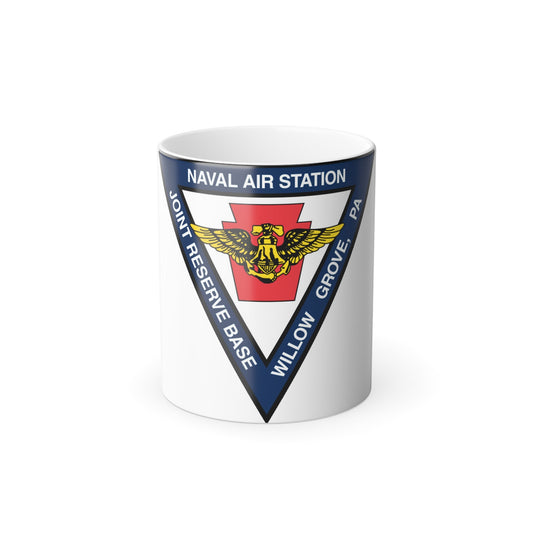 NAS Willow Grove Joint Reserve Base JRB (U.S. Navy) Color Changing Mug 11oz-11oz-The Sticker Space