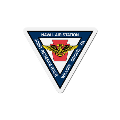 NAS Willow Grove Joint Reserve Base JRB (U.S. Navy) Die-Cut Magnet-3" x 3"-The Sticker Space