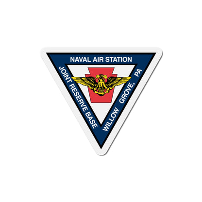 NAS Willow Grove Joint Reserve Base JRB (U.S. Navy) Die-Cut Magnet-4" x 4"-The Sticker Space