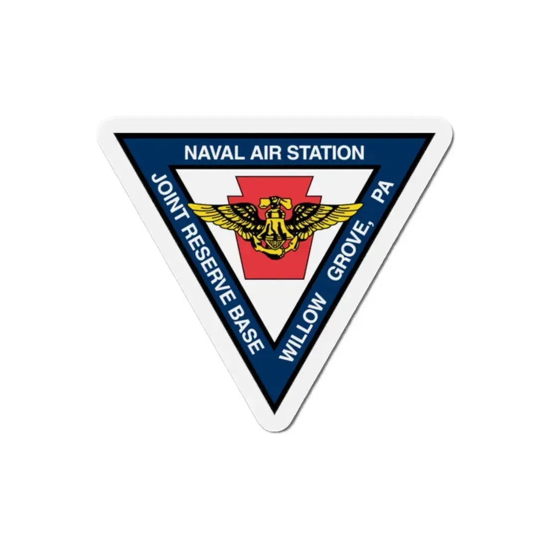 NAS Willow Grove Joint Reserve Base JRB (U.S. Navy) Refrigerator Magnet 2 Inch - The Sticker Space