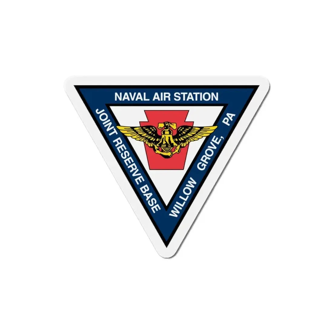 NAS Willow Grove Joint Reserve Base JRB (U.S. Navy) Refrigerator Magnet 3 Inch - The Sticker Space