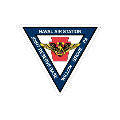 NAS Willow Grove Joint Reserve Base JRB (U.S. Navy) Transparent STICKER Die-Cut Vinyl Decal - The Sticker Space