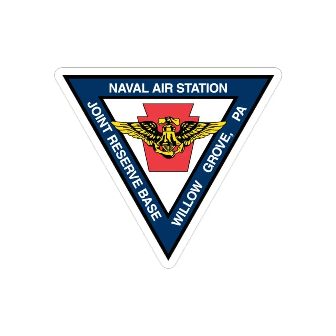 NAS Willow Grove Joint Reserve Base JRB (U.S. Navy) Transparent STICKER Die-Cut Vinyl Decal - The Sticker Space
