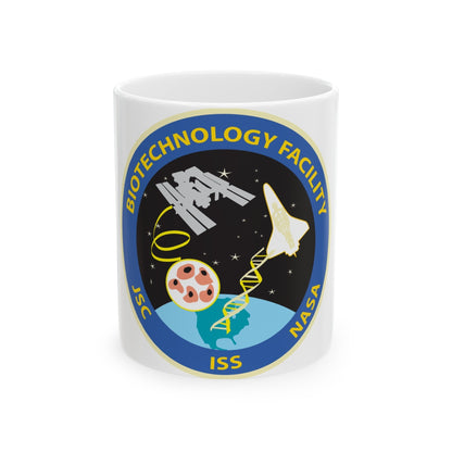 NASA Biotechnology Facility Science and Engineering Research and Development BTF Laboratory at the Johnson Space Center - White Coffee Mug-11oz-The Sticker Space