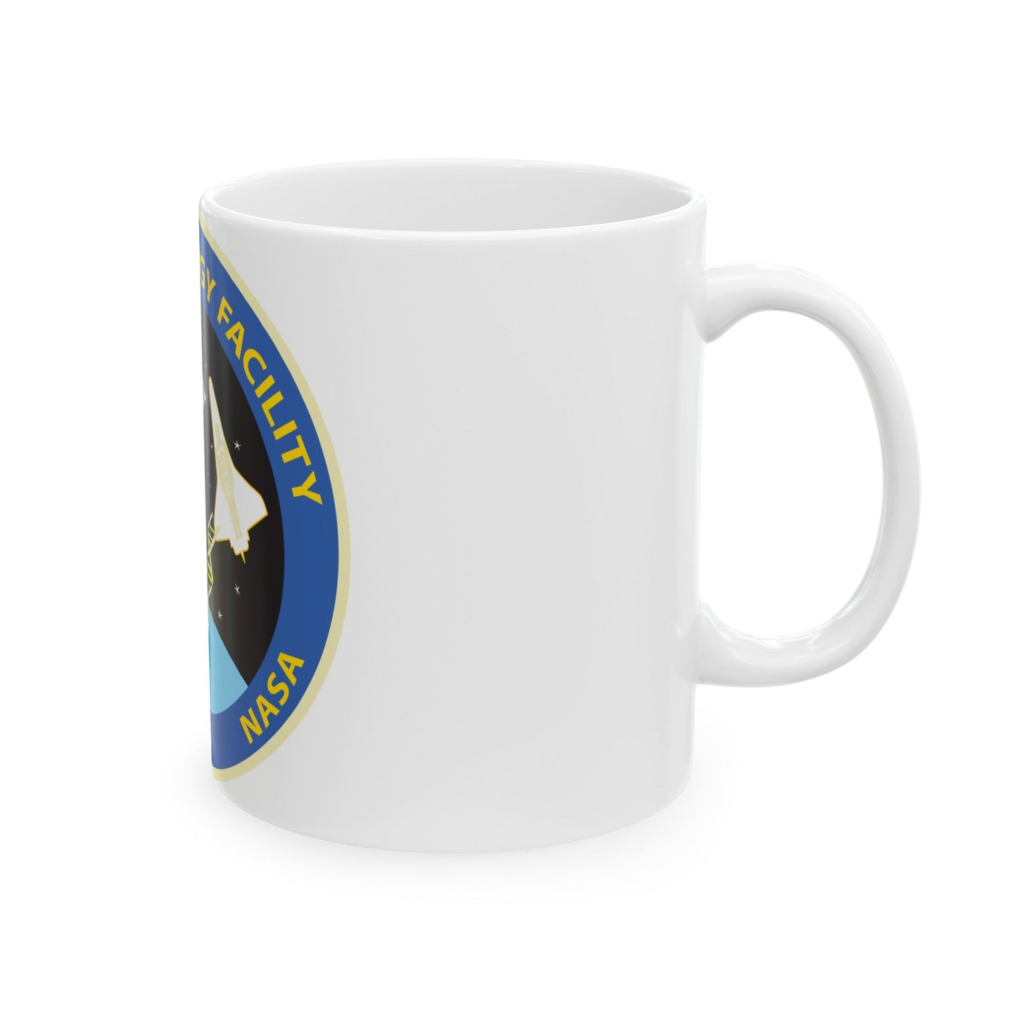 NASA Biotechnology Facility Science and Engineering Research and Development BTF Laboratory at the Johnson Space Center - White Coffee Mug-The Sticker Space