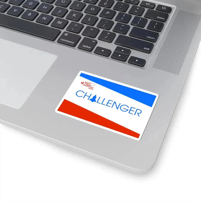 NASA Challenger Shuttle Flag (United States) STICKER Vinyl Kiss-Cut Decal - The Sticker Space