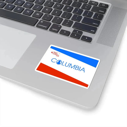 NASA Columbia Shuttle Flag (United States) STICKER Vinyl Kiss-Cut Decal - The Sticker Space