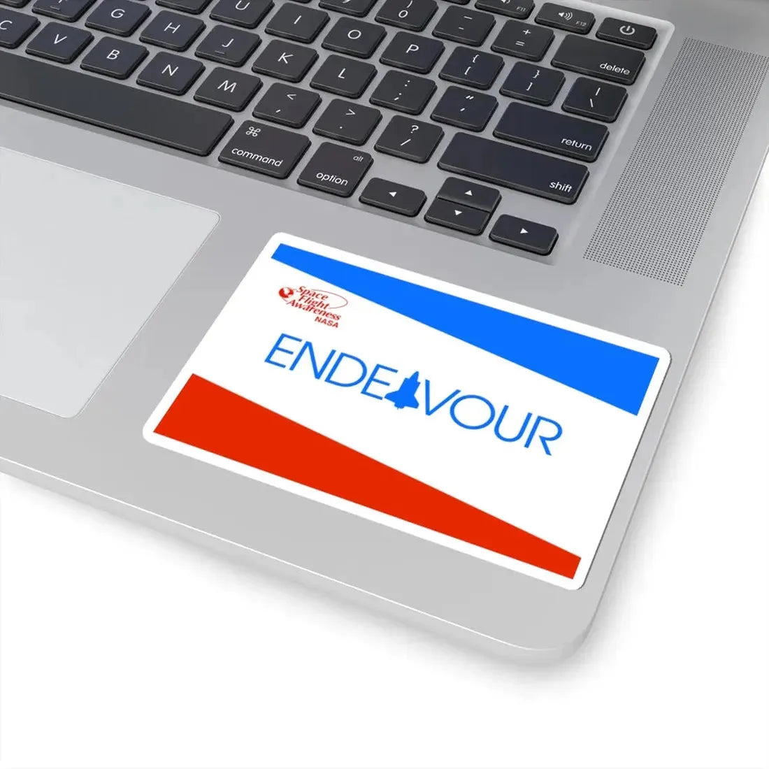 NASA Endeavour Shuttle Flag (United States) STICKER Vinyl Kiss-Cut Decal - The Sticker Space