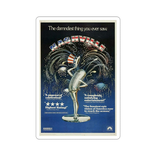 Nashville 1975 Movie Poster STICKER Vinyl Die-Cut Decal-6 Inch-The Sticker Space