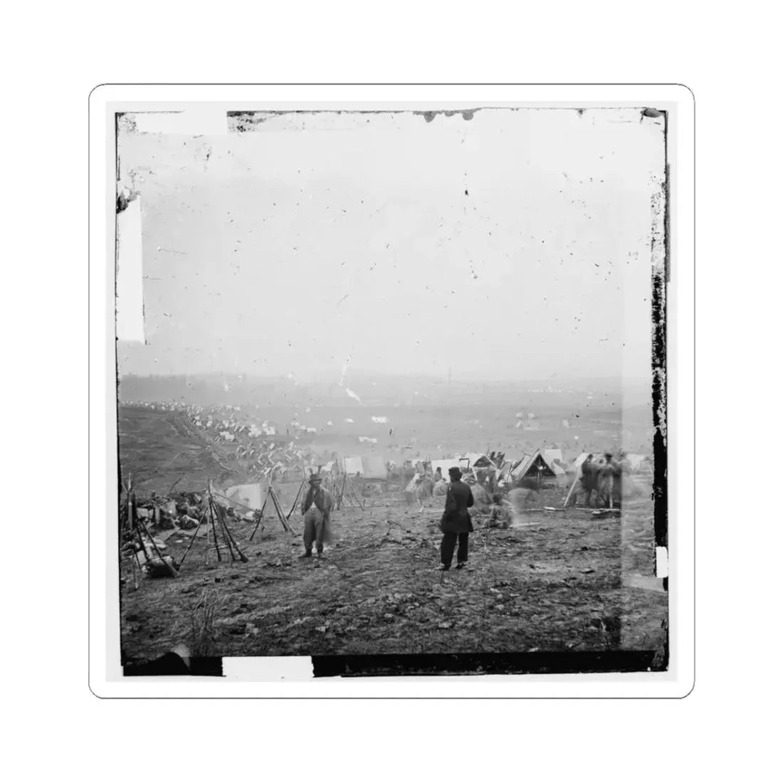 Nashville, Tenn. Federal Outer Line (U.S. Civil War) STICKER Vinyl Kiss-Cut Decal 3 Inch White - The Sticker Space